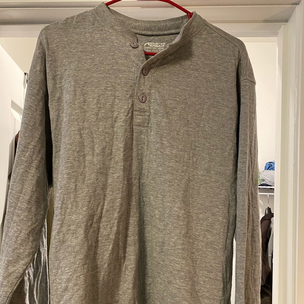 Mountain Khaki Henley Shirt